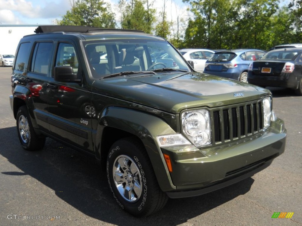 Jeep Green Metallic 2008 Jeep Liberty Sport 4x4 Exterior Photo #53286132