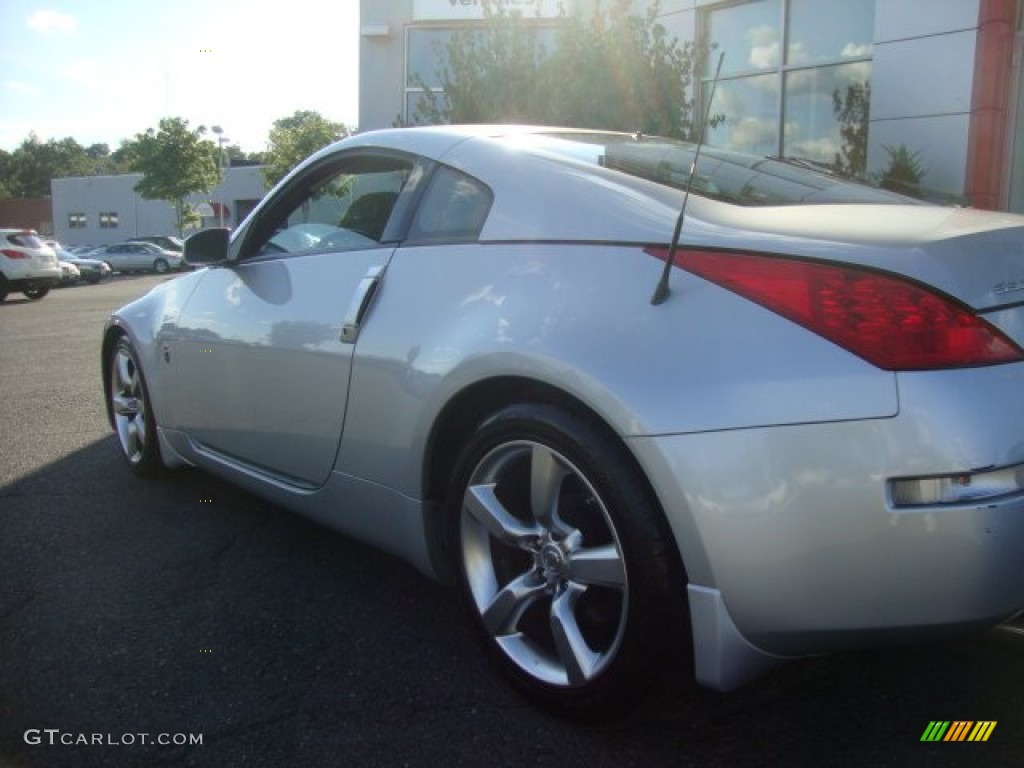 2006 350Z Touring Coupe - Silver Alloy Metallic / Charcoal Leather photo #4