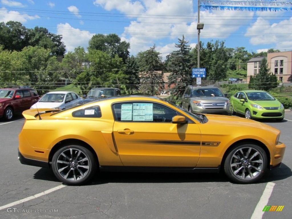 Yellow Blaze Metallic Tri-Coat 2012 Ford Mustang C/S California Special Coupe Exterior Photo #53286948