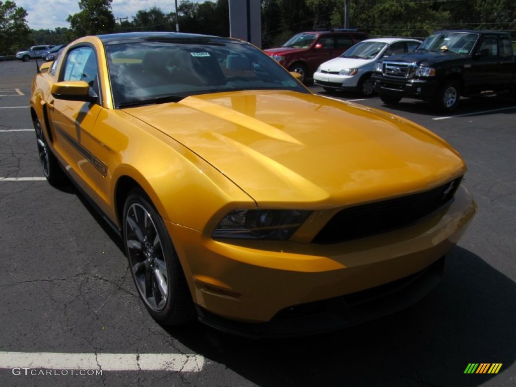 Yellow Blaze Metallic Tri-Coat 2012 Ford Mustang C/S California Special Coupe Exterior Photo #53286957