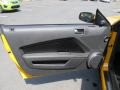 2012 Ford Mustang Charcoal Black/Carbon Black Interior Door Panel Photo