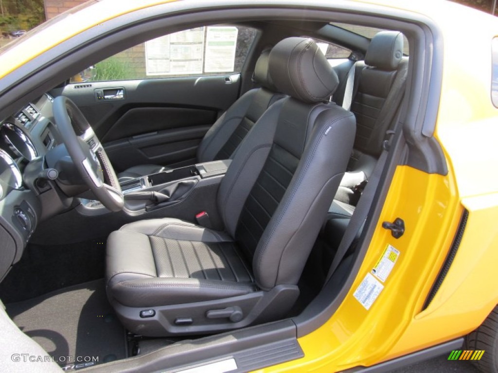 Charcoal Black/Carbon Black Interior 2012 Ford Mustang C/S California Special Coupe Photo #53287002