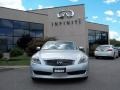 2008 Liquid Platinum Silver Infiniti G 37 Coupe  photo #2