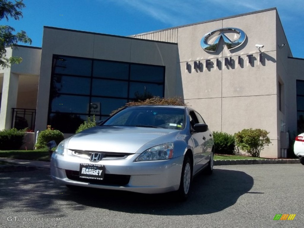 2005 Accord DX Sedan - Taffeta White / Black photo #1