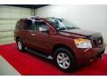 2010 Tuscan Sun Red Pearl Nissan Armada SE  photo #1