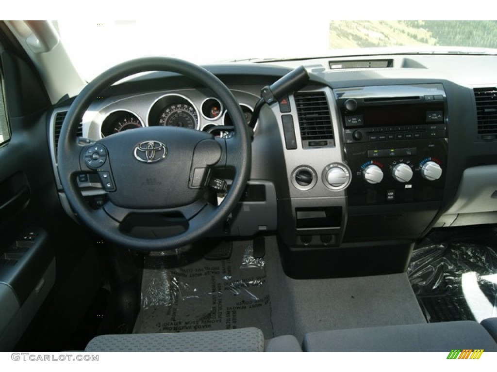 2011 Tundra SR5 Double Cab 4x4 - Silver Sky Metallic / Graphite Gray photo #9