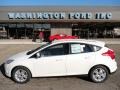 2012 White Platinum Tricoat Metallic Ford Focus SEL 5-Door  photo #1