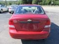 2005 Sport Red Metallic Chevrolet Aveo LS Sedan  photo #8