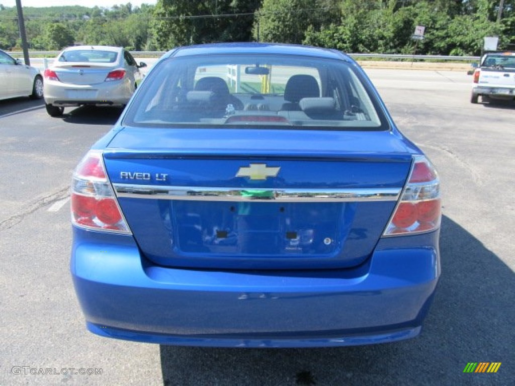 2010 Aveo LT Sedan - Bright Blue / Charcoal photo #8