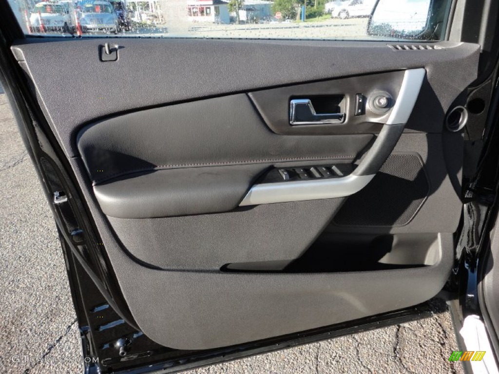 2012 Ford Edge Limited AWD Charcoal Black Door Panel Photo #53294217
