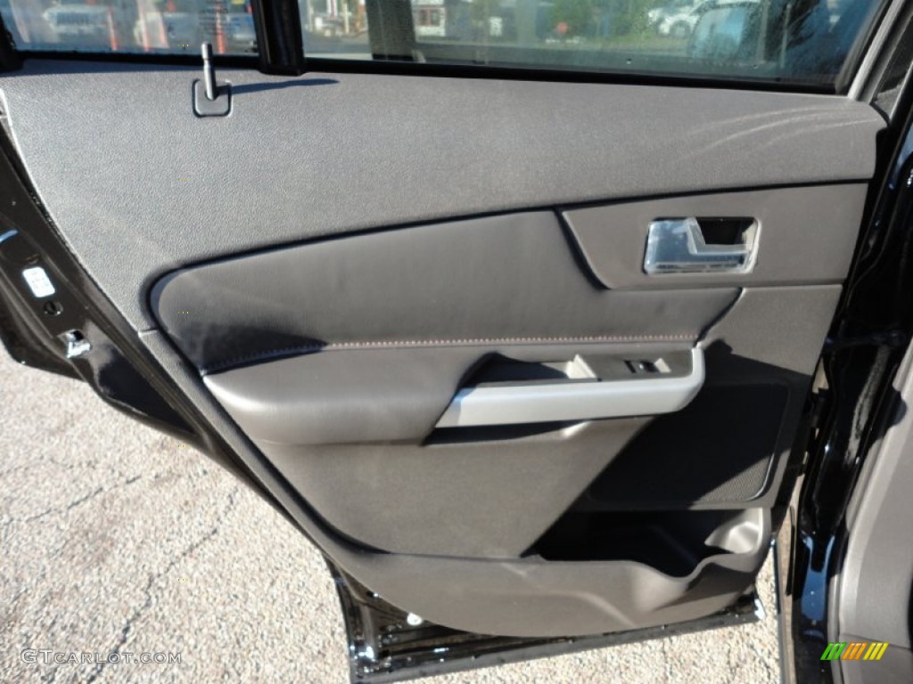 2012 Ford Edge Limited AWD Charcoal Black Door Panel Photo #53294232