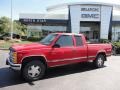 1996 Victory Red Chevrolet C/K K1500 Extended Cab 4x4  photo #1