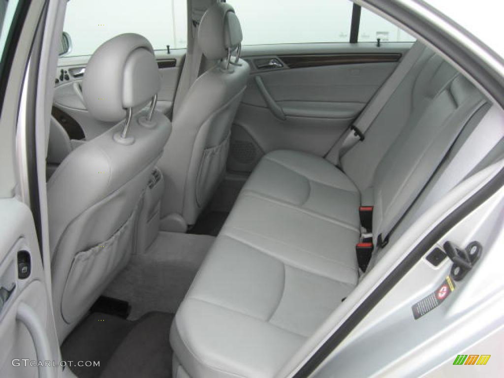 2001 C 320 Sedan - Brilliant Silver Metallic / Ash photo #5