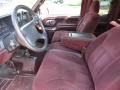 Red 1996 Chevrolet C/K K1500 Extended Cab 4x4 Interior Color