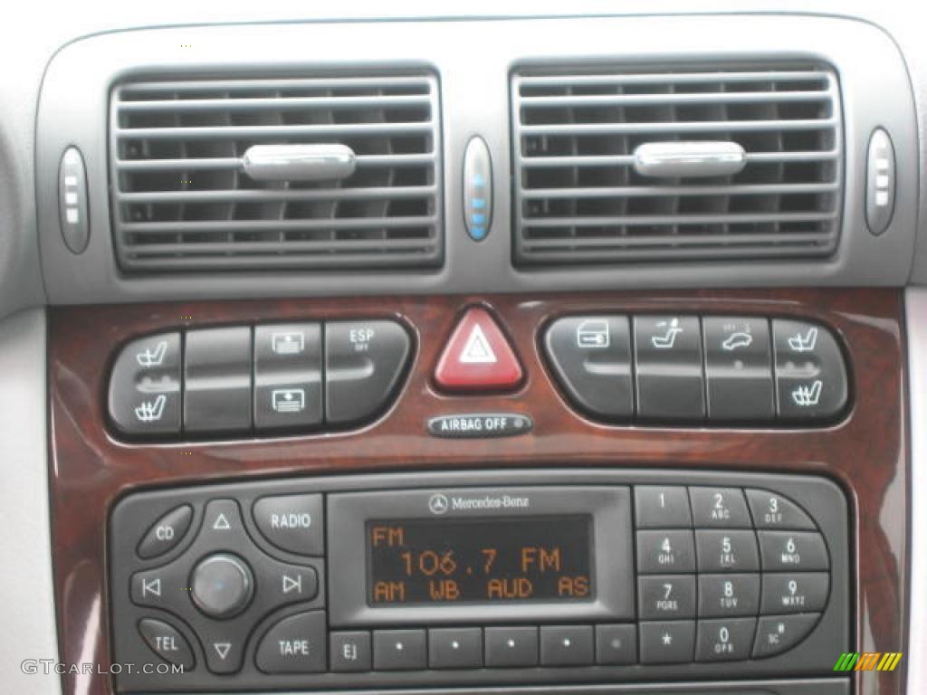 2001 C 320 Sedan - Brilliant Silver Metallic / Ash photo #8