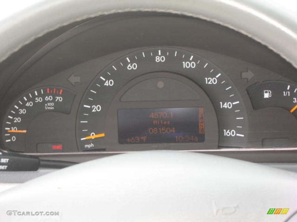 2001 C 320 Sedan - Brilliant Silver Metallic / Ash photo #10