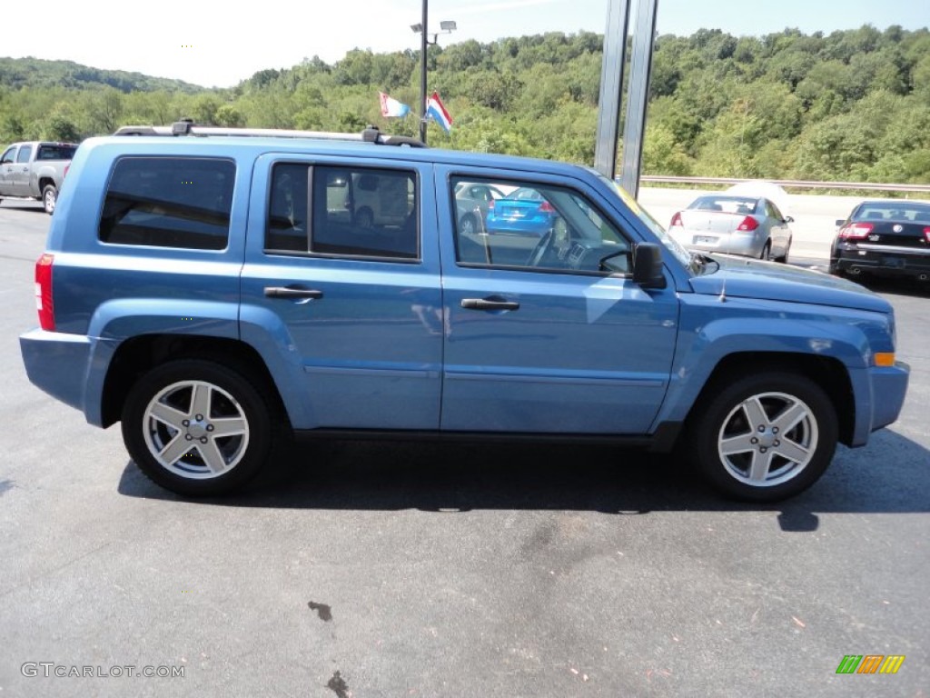 2007 Patriot Limited 4x4 - Marine Blue Pearl / Pastel Slate Gray photo #6