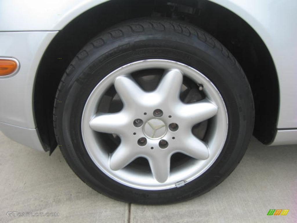 2001 C 320 Sedan - Brilliant Silver Metallic / Ash photo #12
