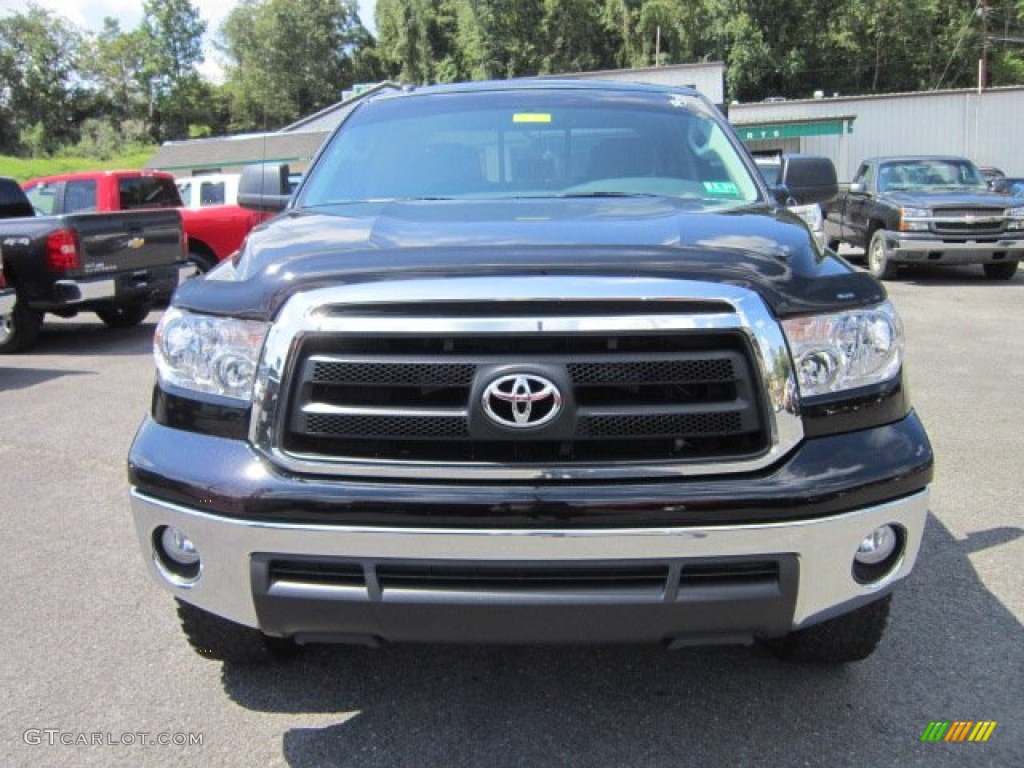 2010 Tundra TRD Double Cab 4x4 - Black / Black photo #2