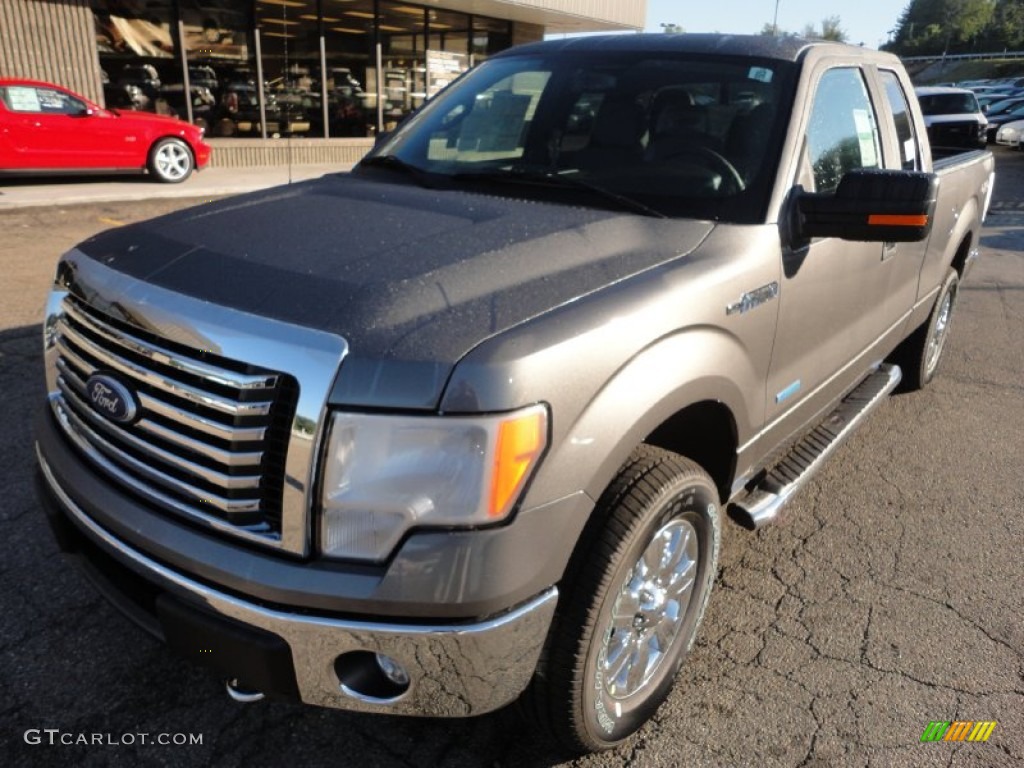 2011 F150 XLT SuperCab 4x4 - Sterling Grey Metallic / Steel Gray photo #8