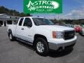 2008 Summit White GMC Sierra 1500 SLE Extended Cab 4x4  photo #1
