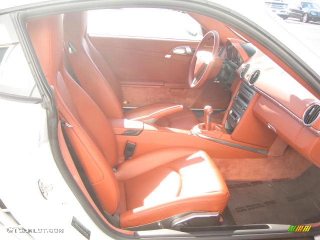 Terracotta Interior 2007 Porsche Cayman S Photo #5329575