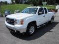 2008 Summit White GMC Sierra 1500 SLE Extended Cab 4x4  photo #3