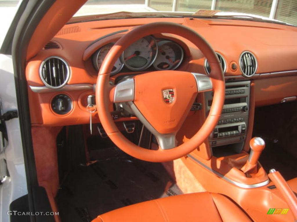 Terracotta Interior 2007 Porsche Cayman S Photo #5329580