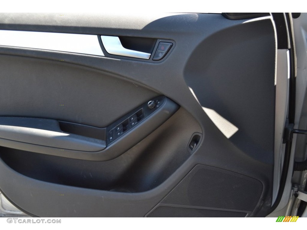 2009 A4 2.0T Premium quattro Sedan - Ice Silver Metallic / Black photo #7