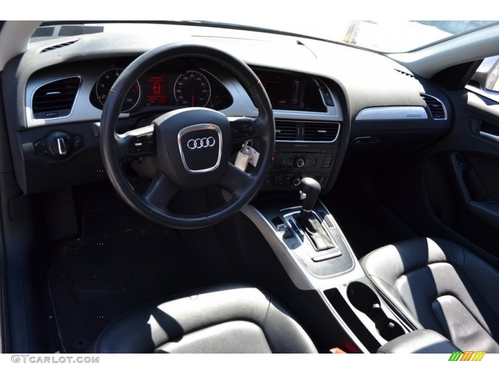 2009 A4 2.0T Premium quattro Sedan - Ice Silver Metallic / Black photo #10