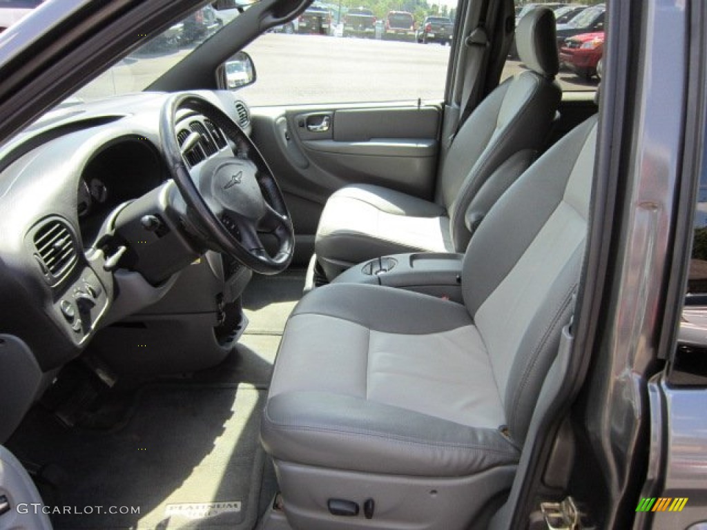 Medium Slate Gray Interior 2004 Chrysler Town & Country Touring Photo #53296227