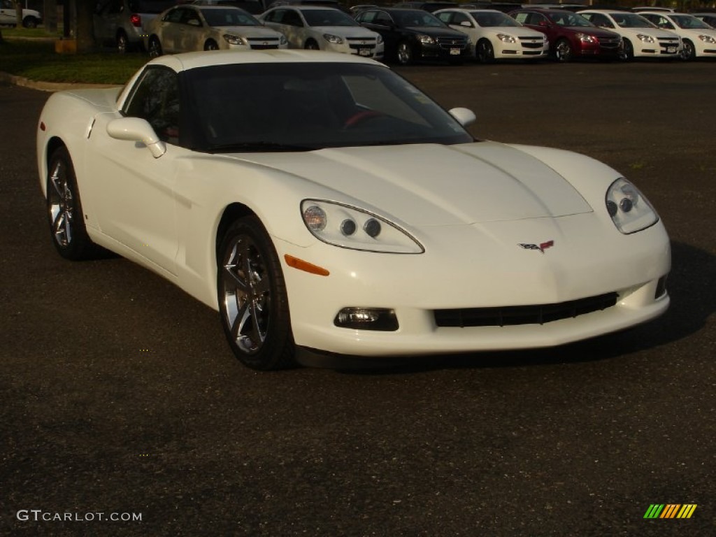 Arctic White 2009 Chevrolet Corvette Coupe Exterior Photo #53296353