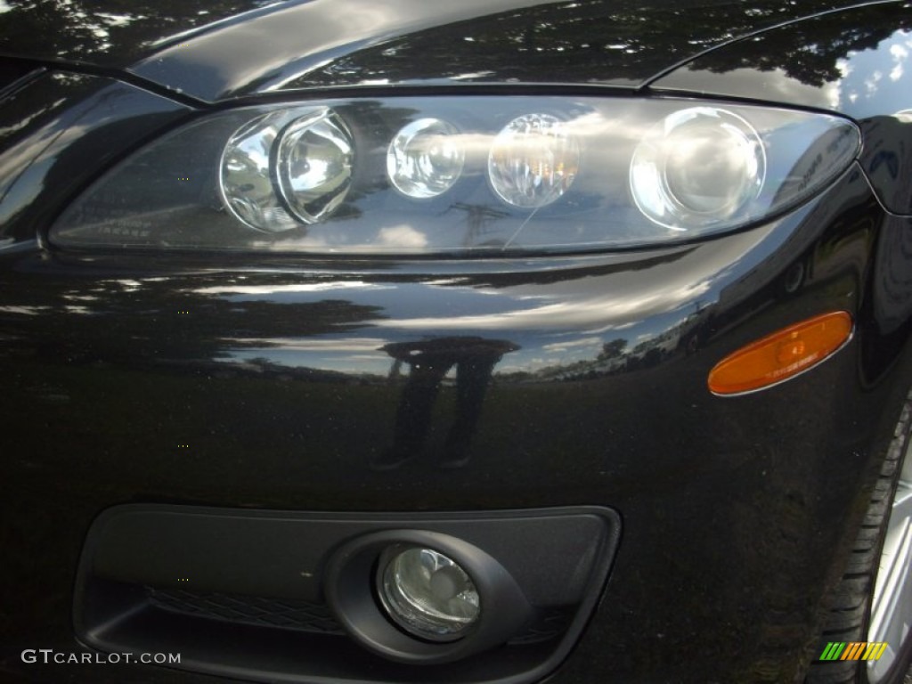 2007 MAZDA6 MAZDASPEED6 Sport - Black Mica / Black photo #6