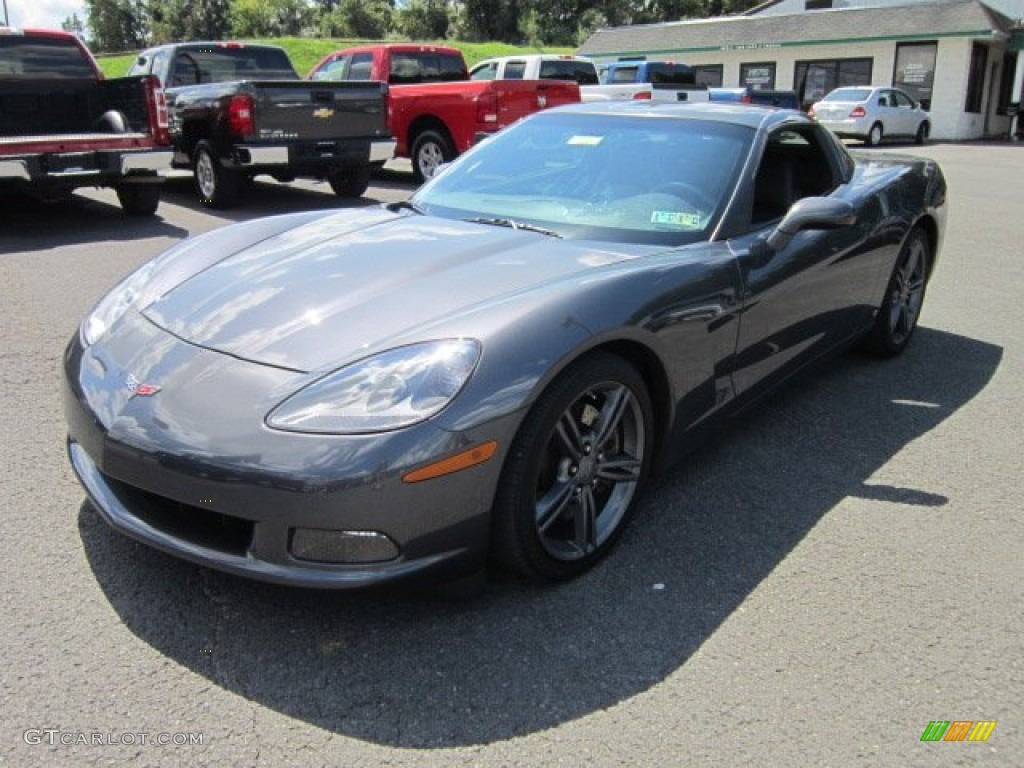 Cyber Gray Metallic 2009 Chevrolet Corvette Coupe Exterior Photo #53296926