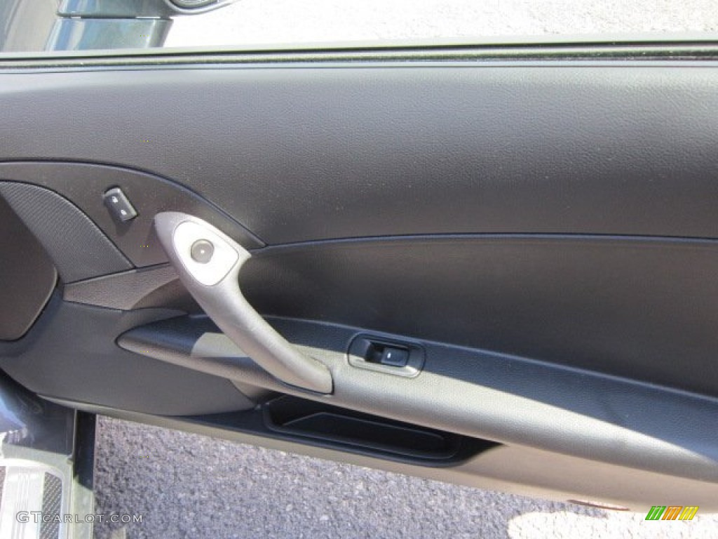 2009 Chevrolet Corvette Coupe Ebony Door Panel Photo #53297028