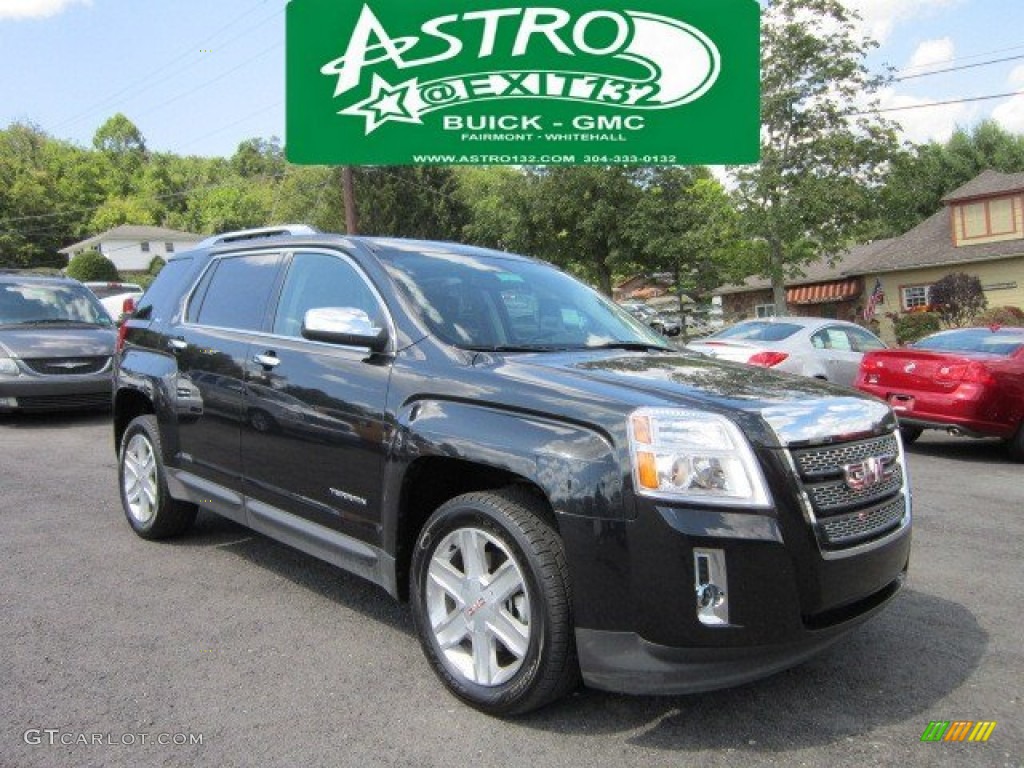 2010 Terrain SLT AWD - Onyx Black / Jet Black photo #1