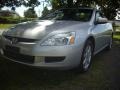 2004 Satin Silver Metallic Honda Accord EX V6 Coupe  photo #1