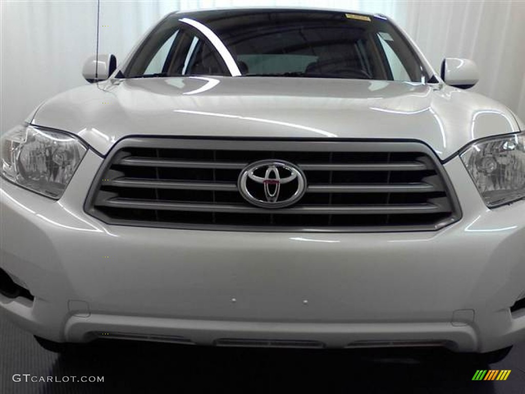 2009 Highlander  - Blizzard White Pearl / Sand Beige photo #2