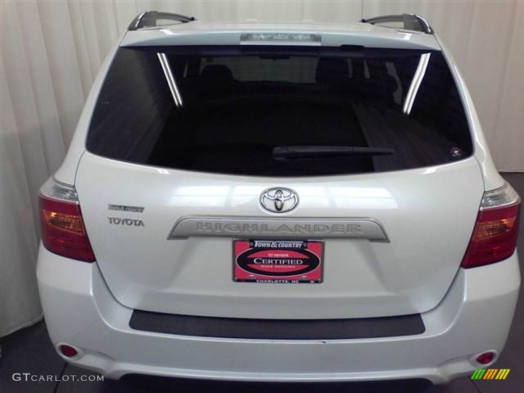 2009 Highlander  - Blizzard White Pearl / Sand Beige photo #4