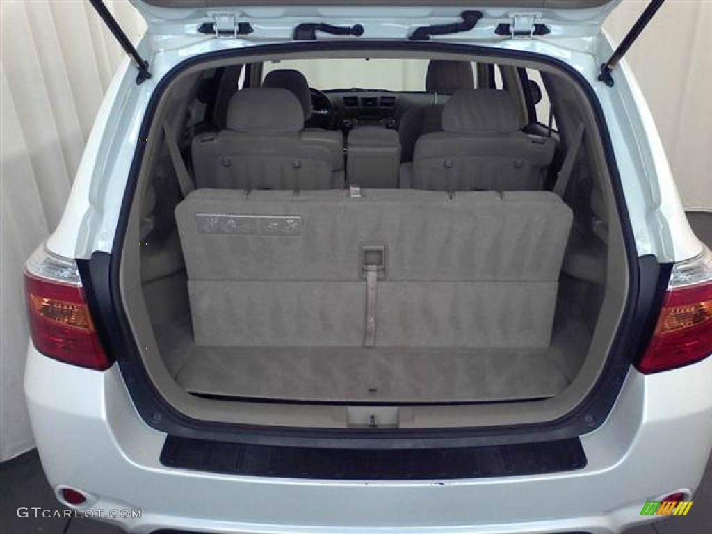 2009 Highlander  - Blizzard White Pearl / Sand Beige photo #15