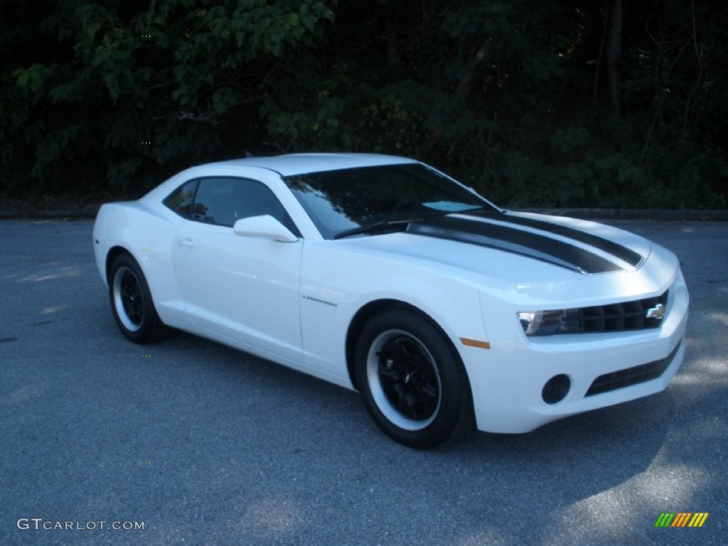 2011 Camaro LS Coupe - Summit White / Black photo #1