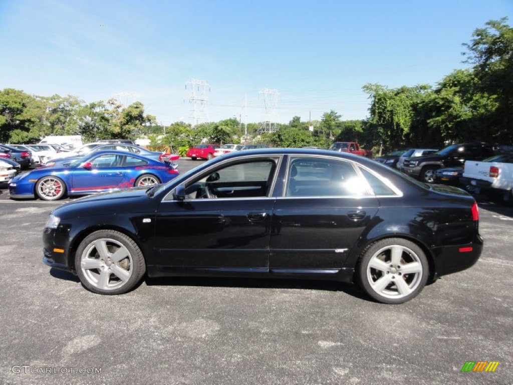 Brilliant Black 2008 Audi A4 2.0T quattro Sedan Exterior Photo #53299686