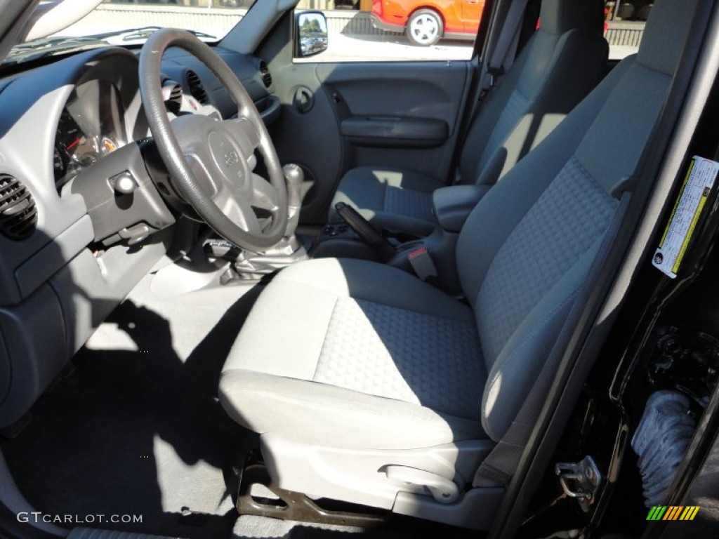 Medium Slate Gray Interior 2005 Jeep Liberty Sport 4x4 Photo #53299776