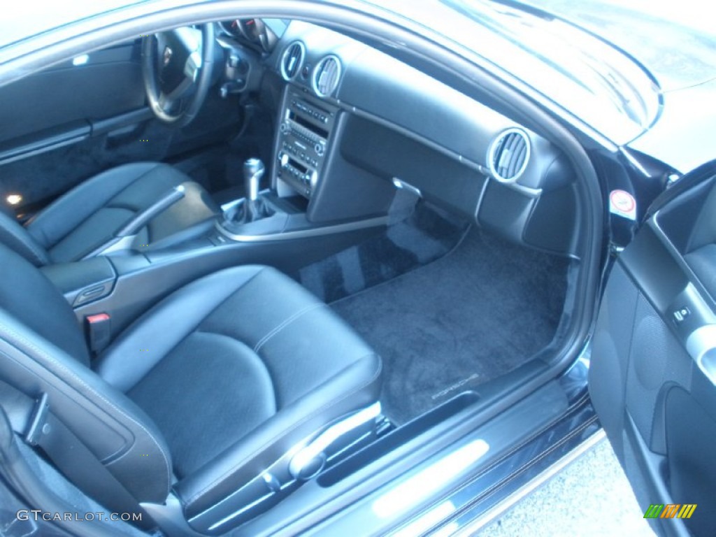 Black Interior 2007 Porsche Cayman Standard Cayman Model Photo #53300232