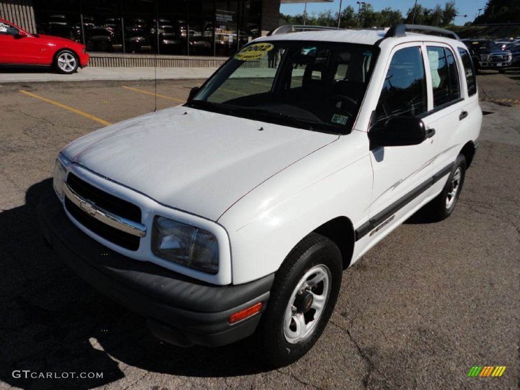 White 2002 Chevrolet Tracker 4WD Hard Top Exterior Photo #53300298