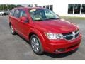 2010 Inferno Red Crystal Pearl Coat Dodge Journey SXT AWD  photo #1