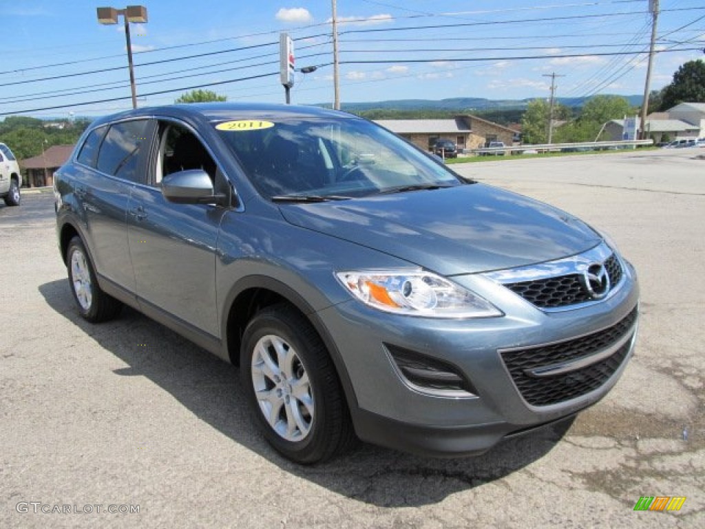 2011 CX-9 Sport AWD - Dolphin Gray Mica / Black photo #9