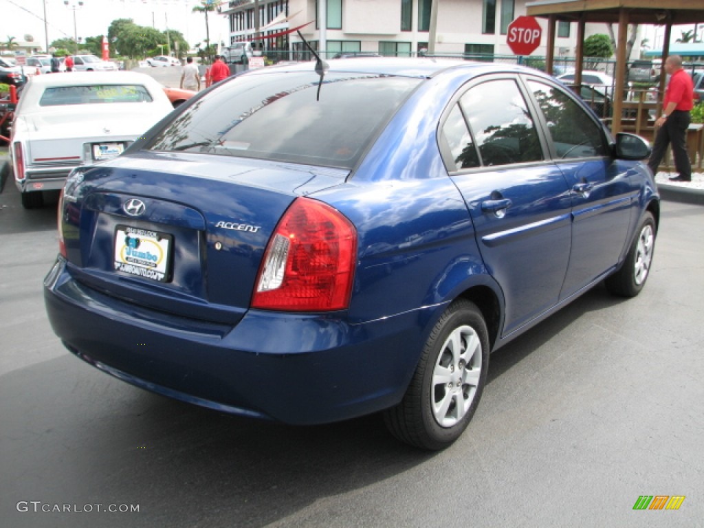 2006 Accent GLS Sedan - Dark Sapphire Blue / Gray photo #9