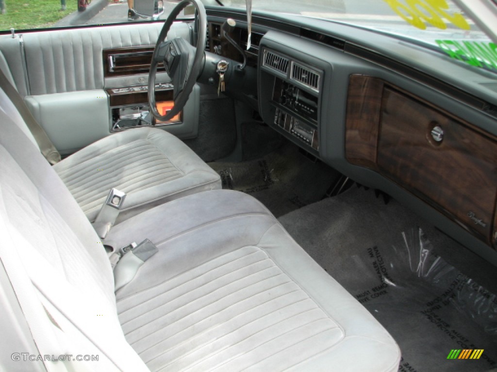 Gray Interior 1987 Cadillac Brougham Standard Brougham Model