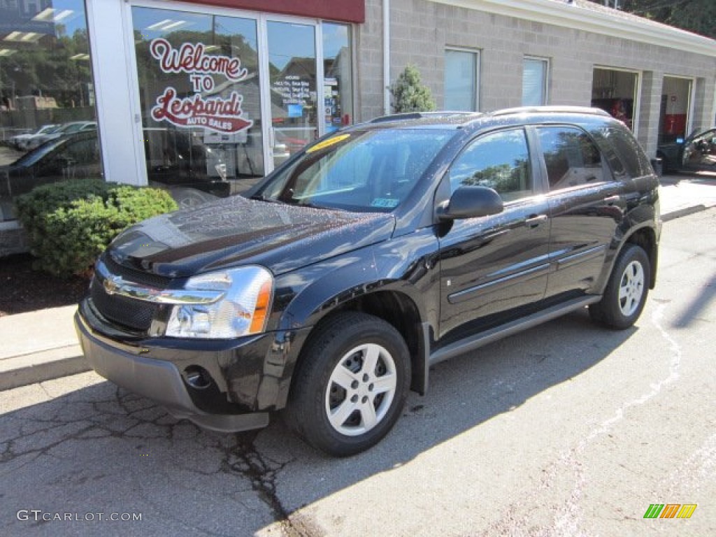 2006 Equinox LS AWD - Black / Light Gray photo #1